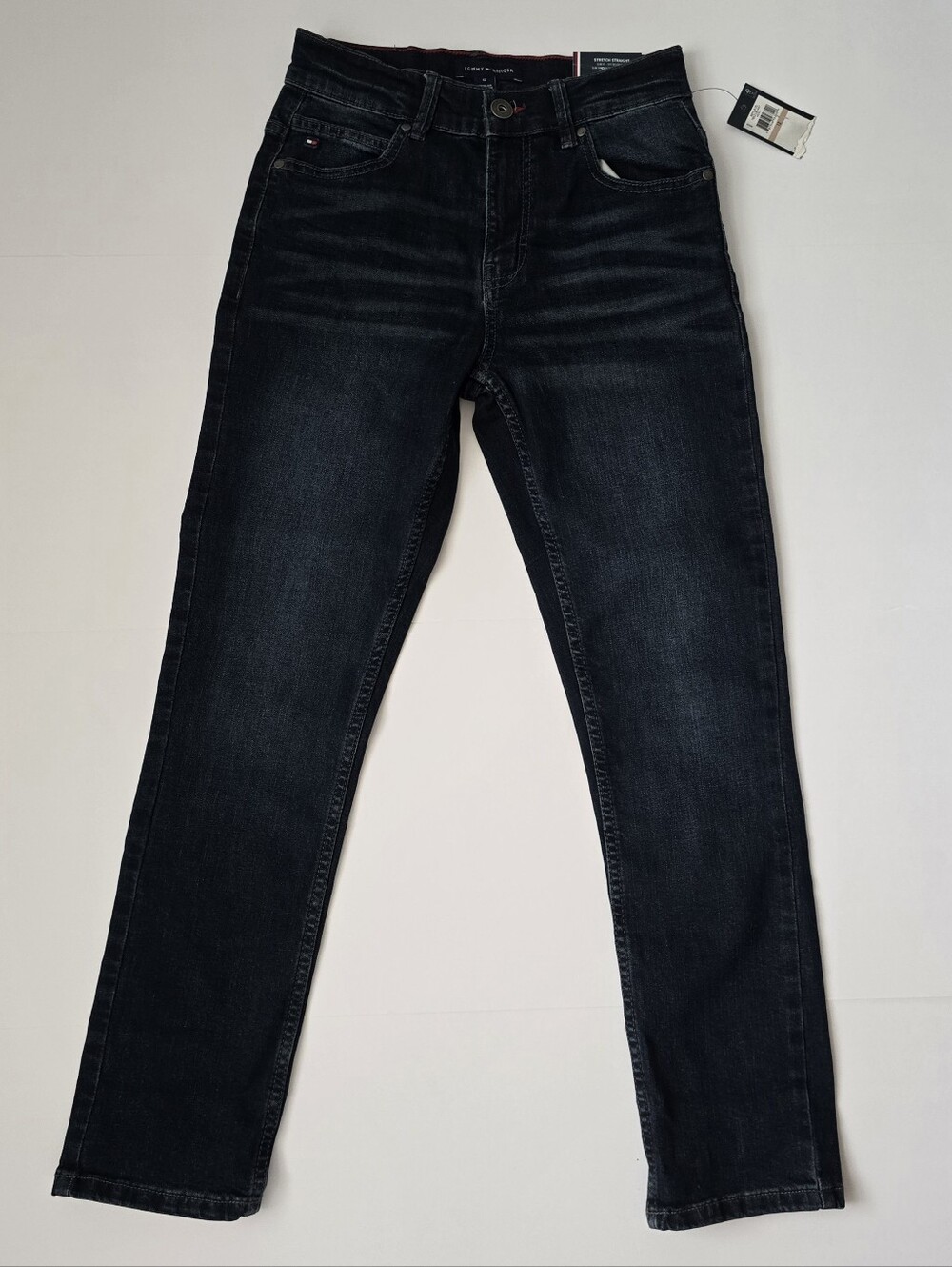 Tommy Hilfiger Kid's Slim Straight Jeans - Dark Blue Wash